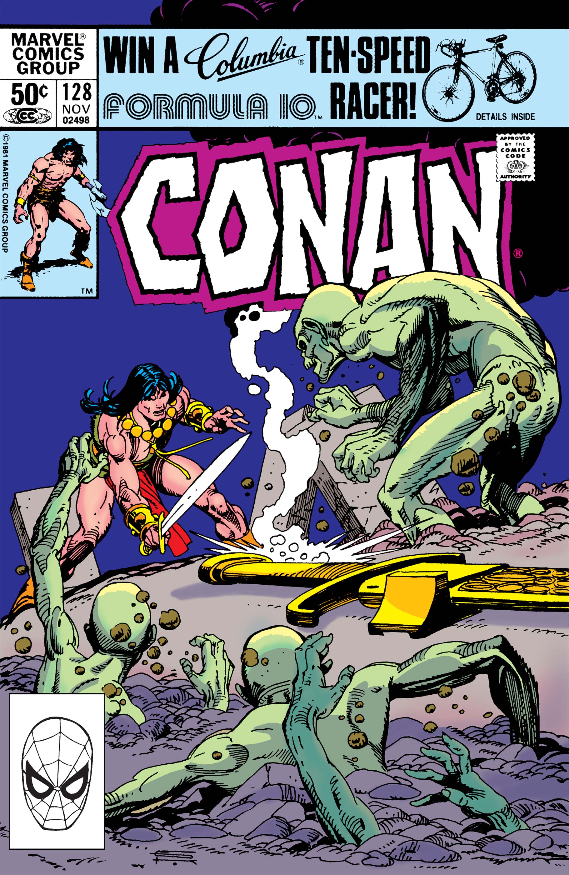 Random comic issue logo