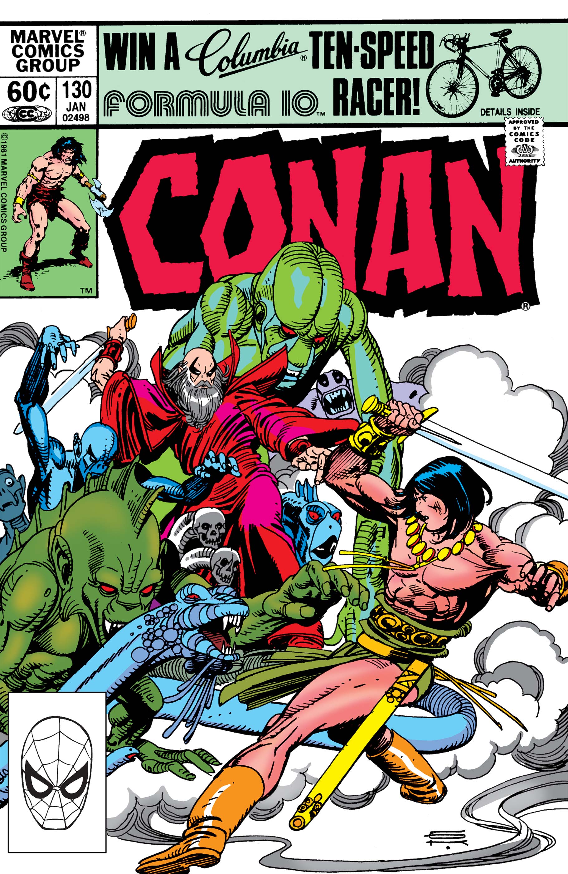 Random comic issue logo