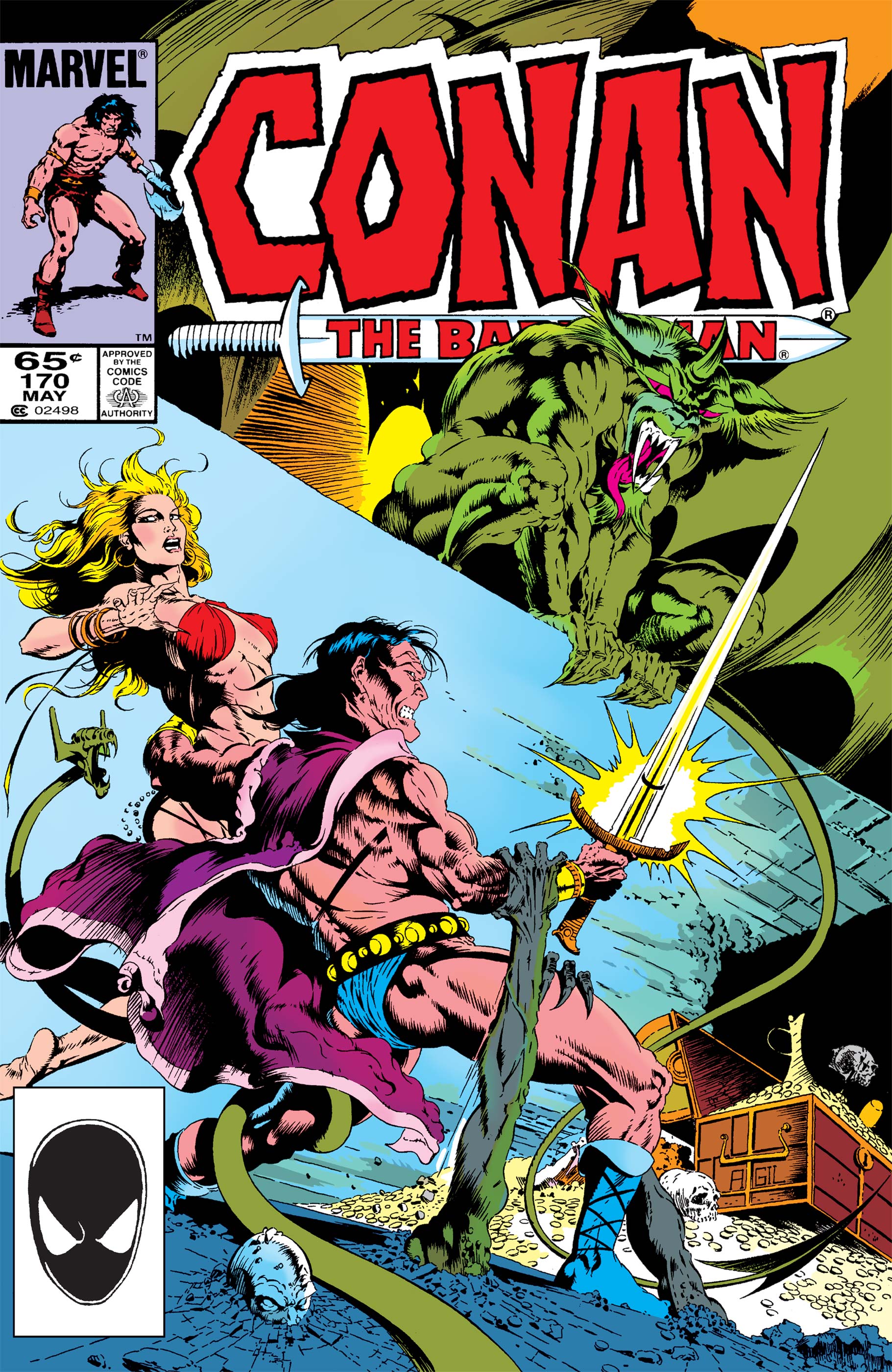 Random comic issue logo