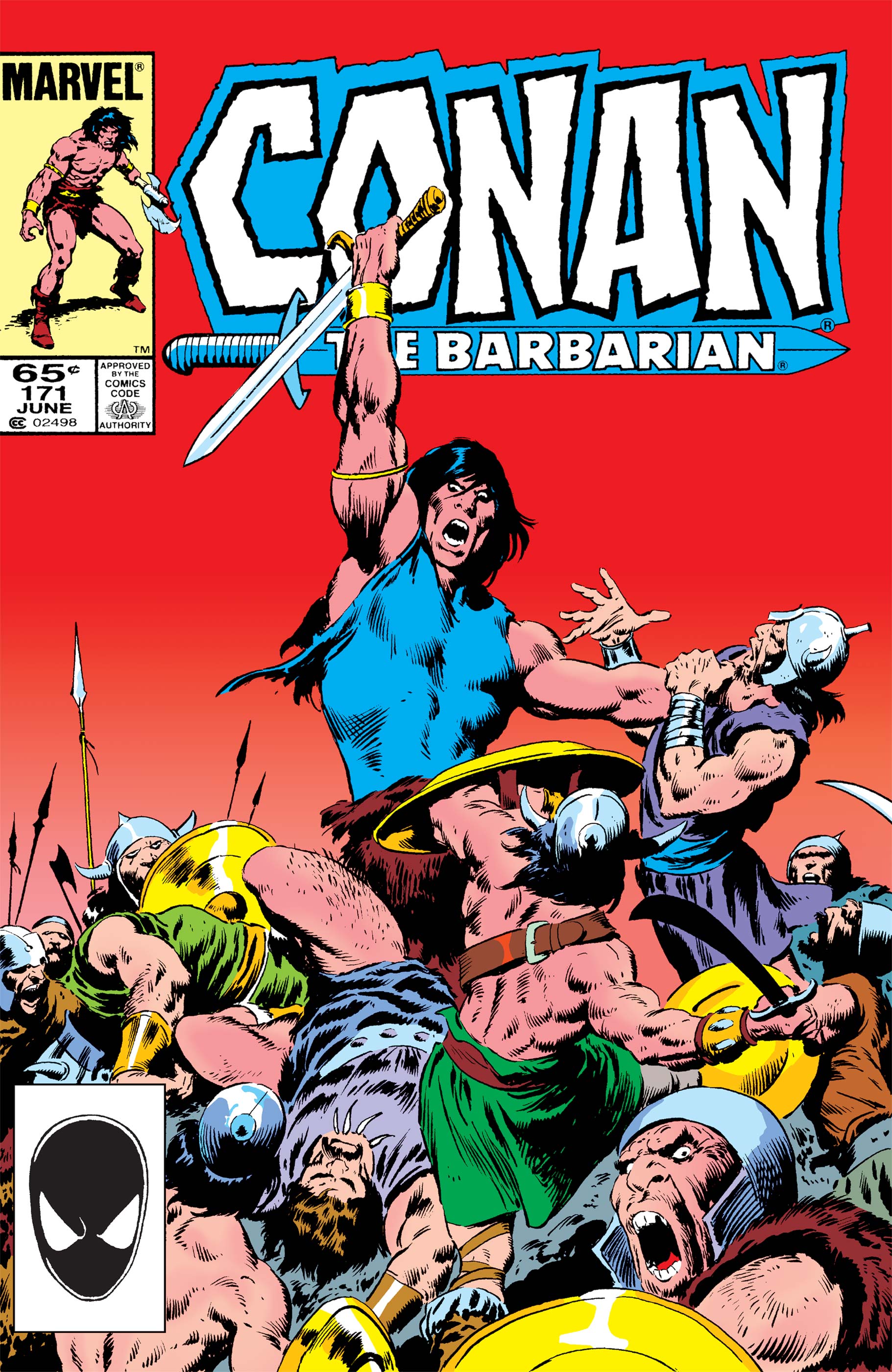 Random comic issue logo