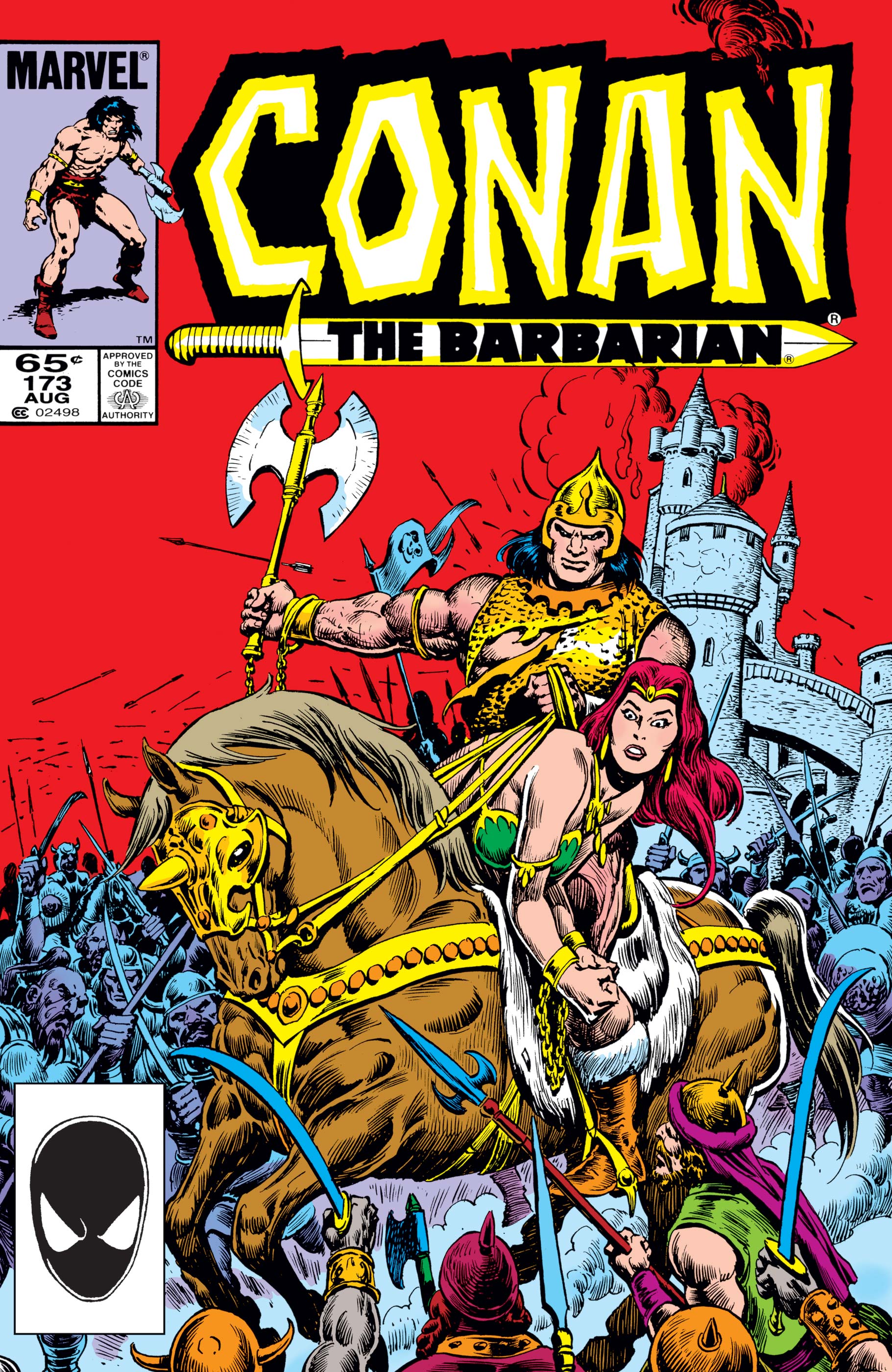 Random comic issue logo