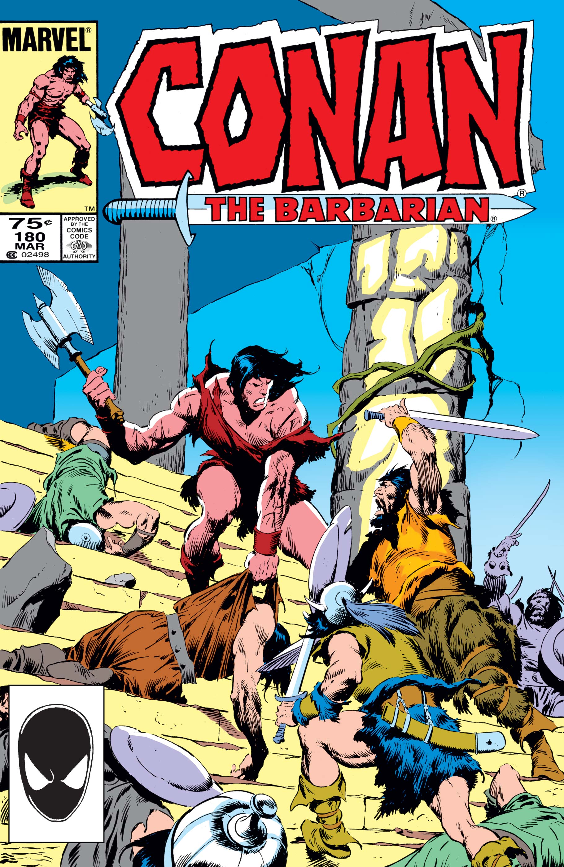 Random comic issue logo