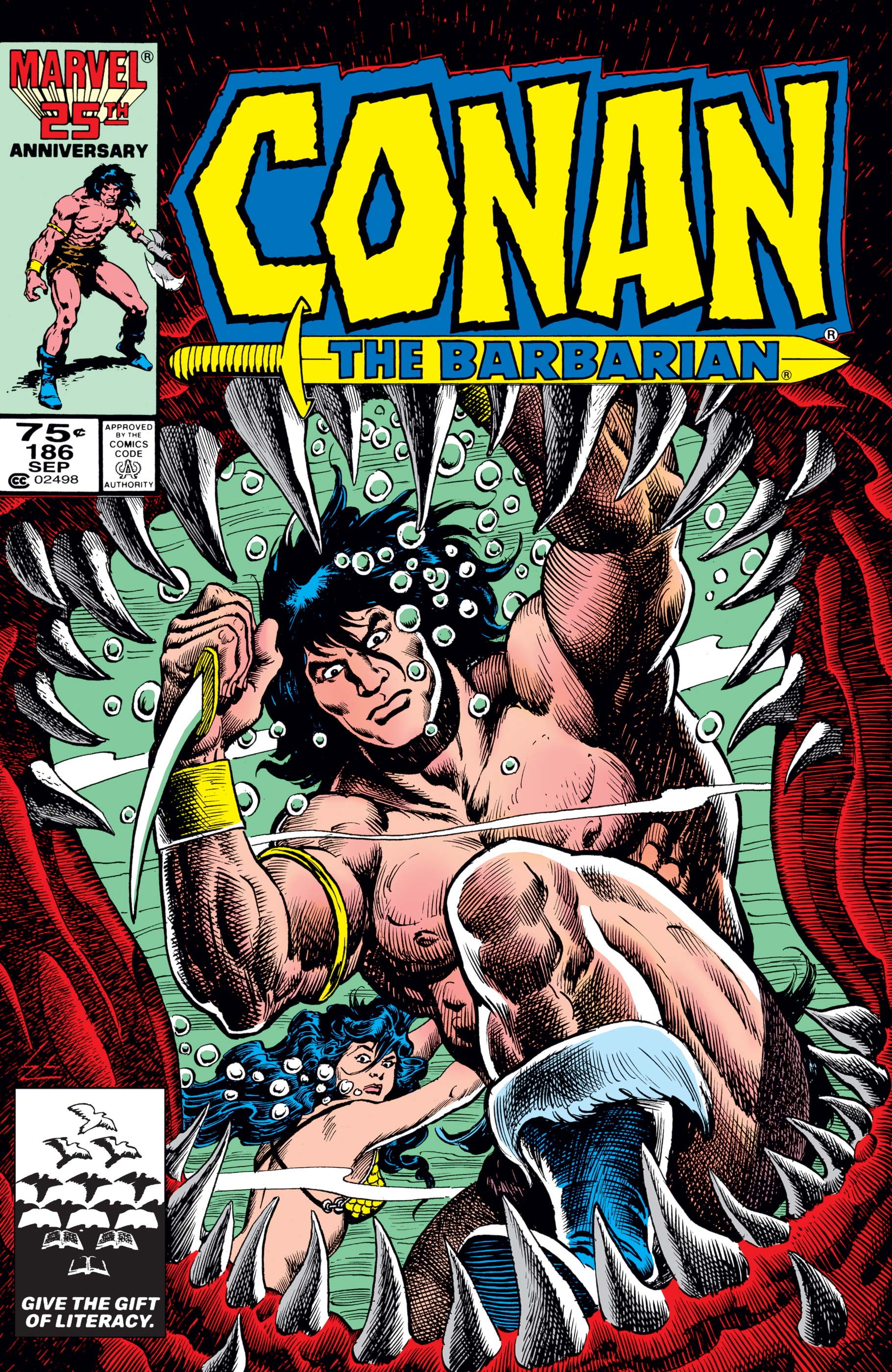 Random comic issue logo