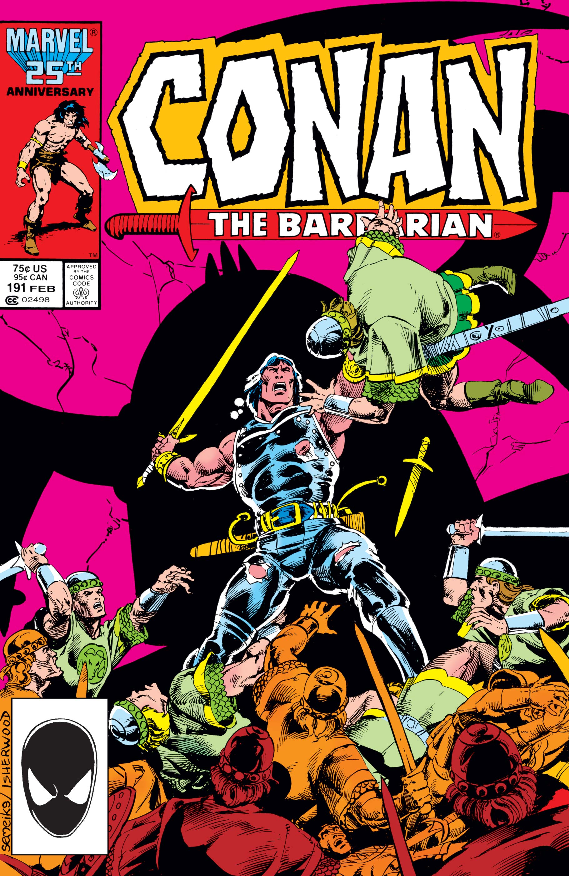 Random comic issue logo