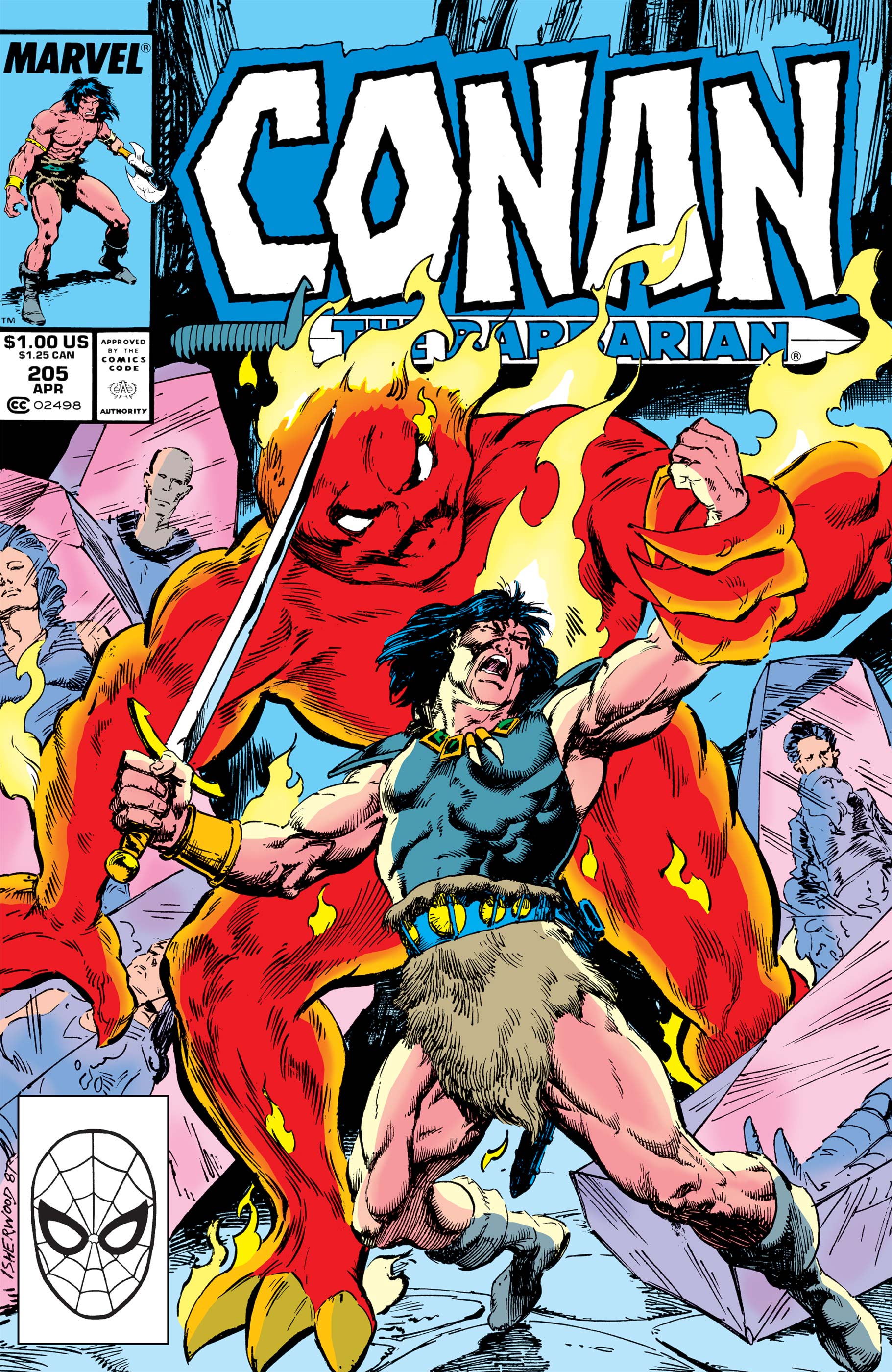 Random comic issue logo