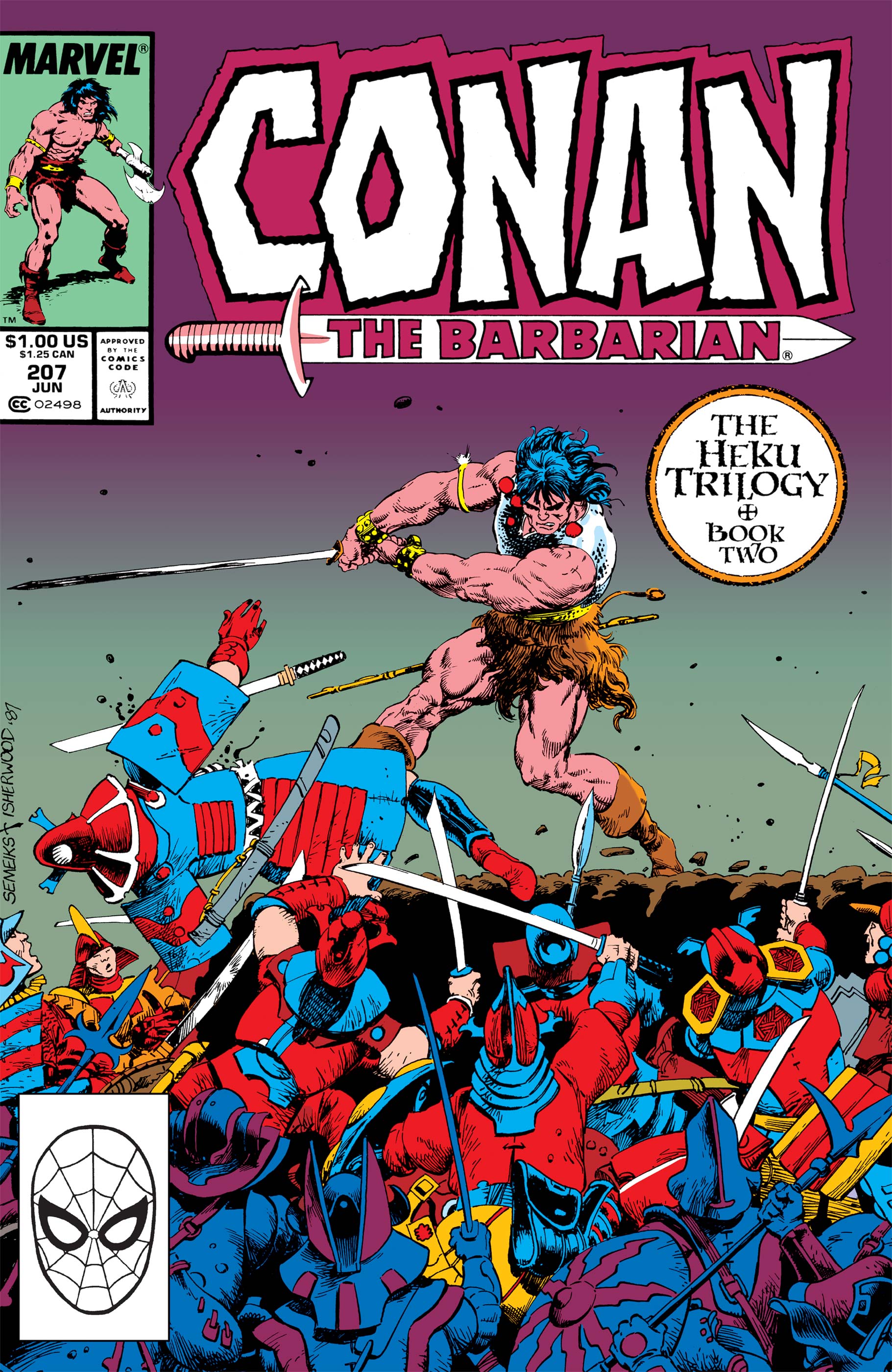 Random comic issue logo