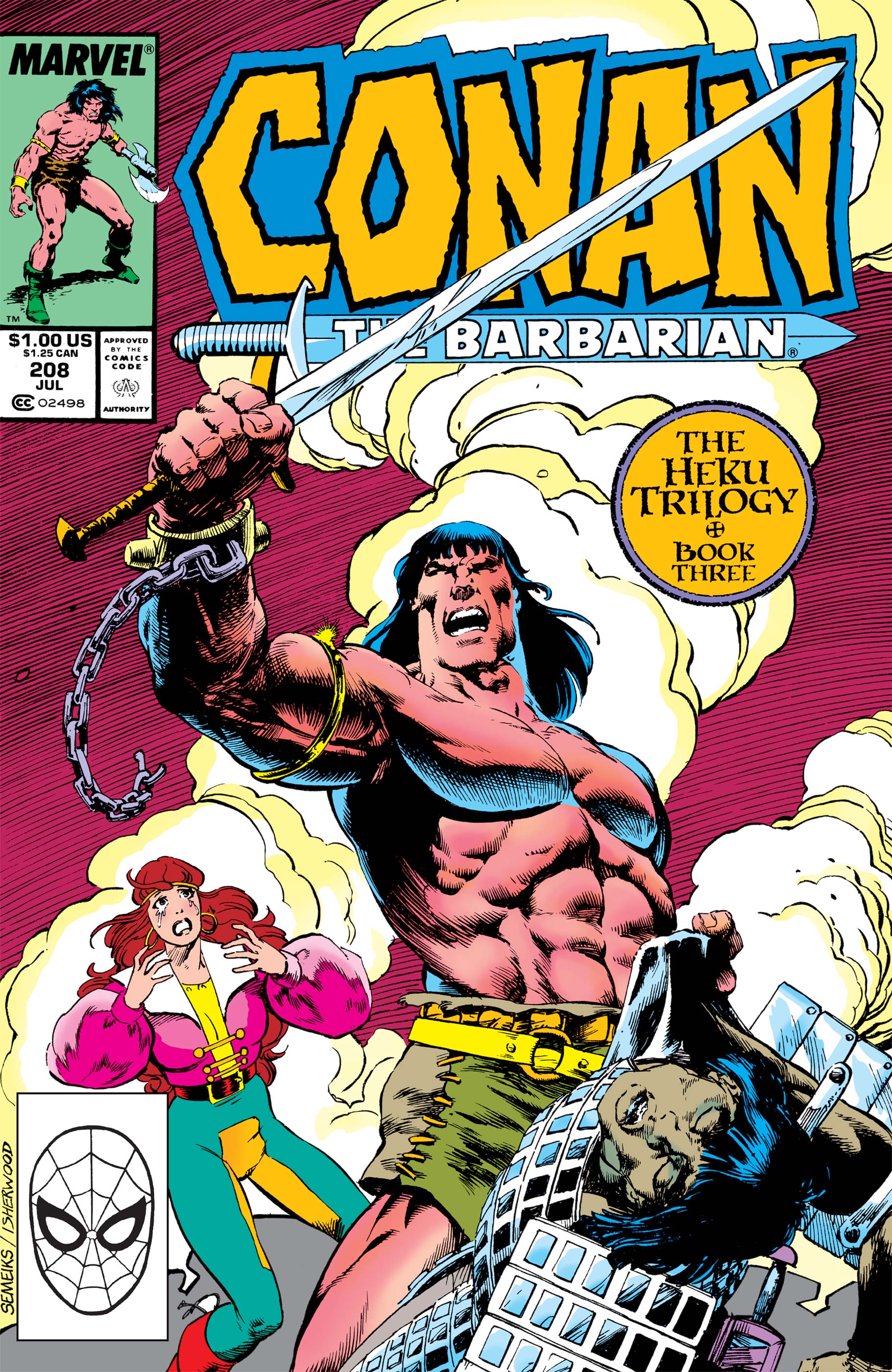 Random comic issue logo