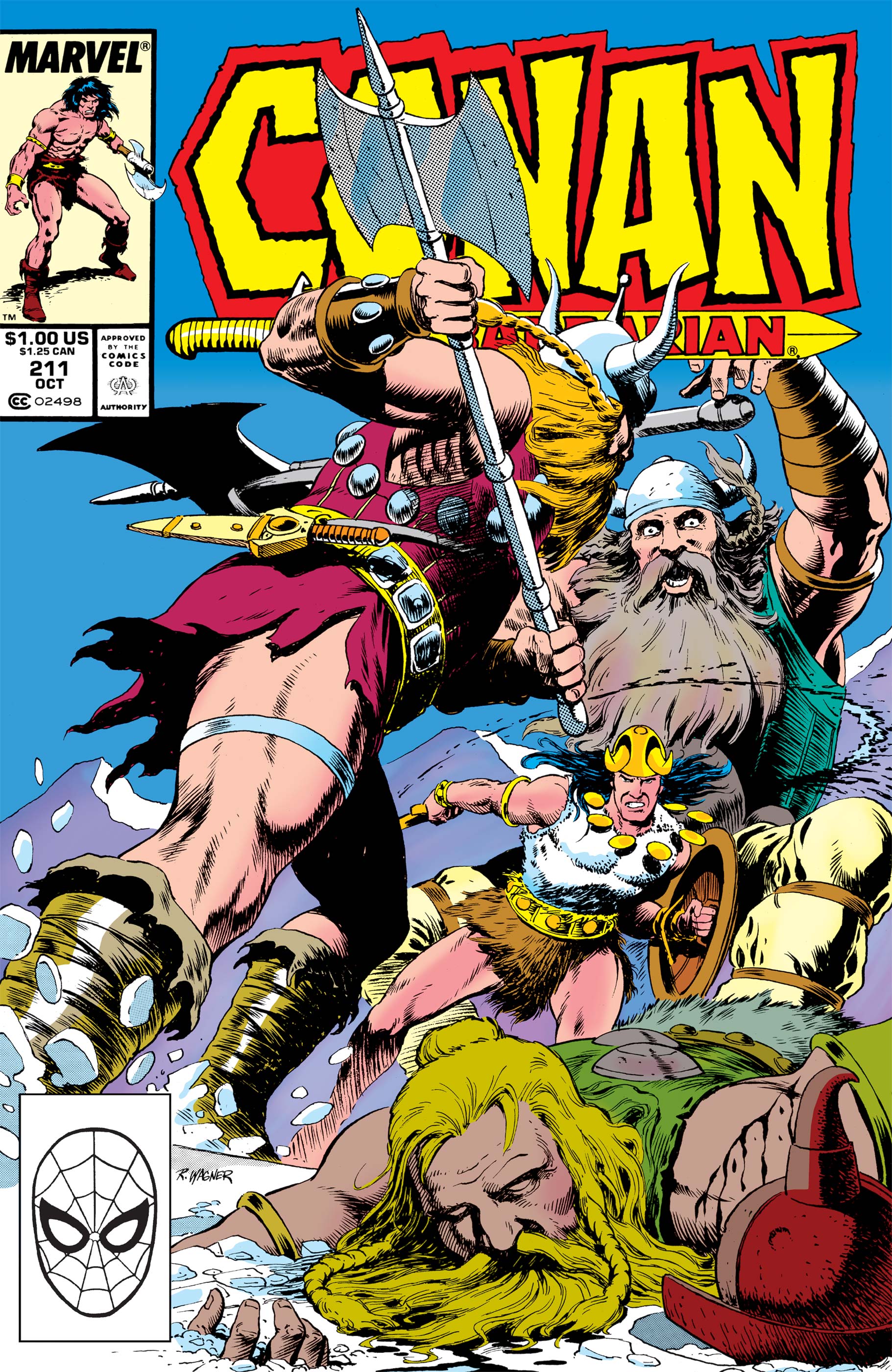 Random comic issue logo