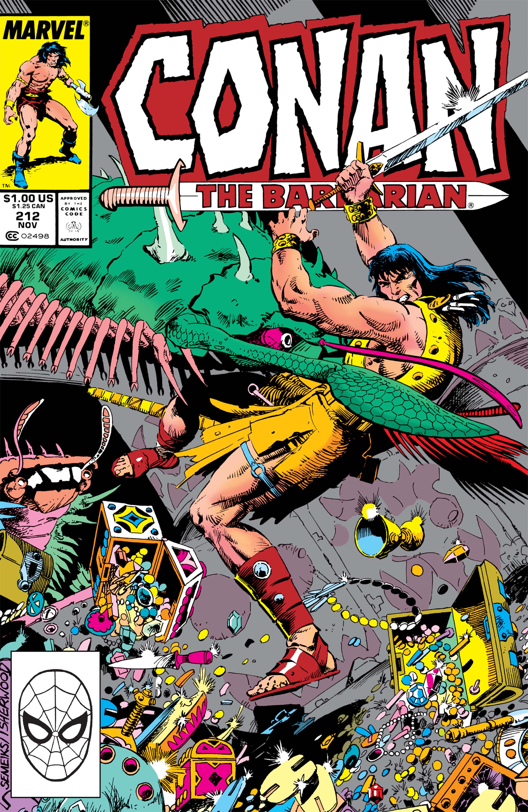 Random comic issue logo