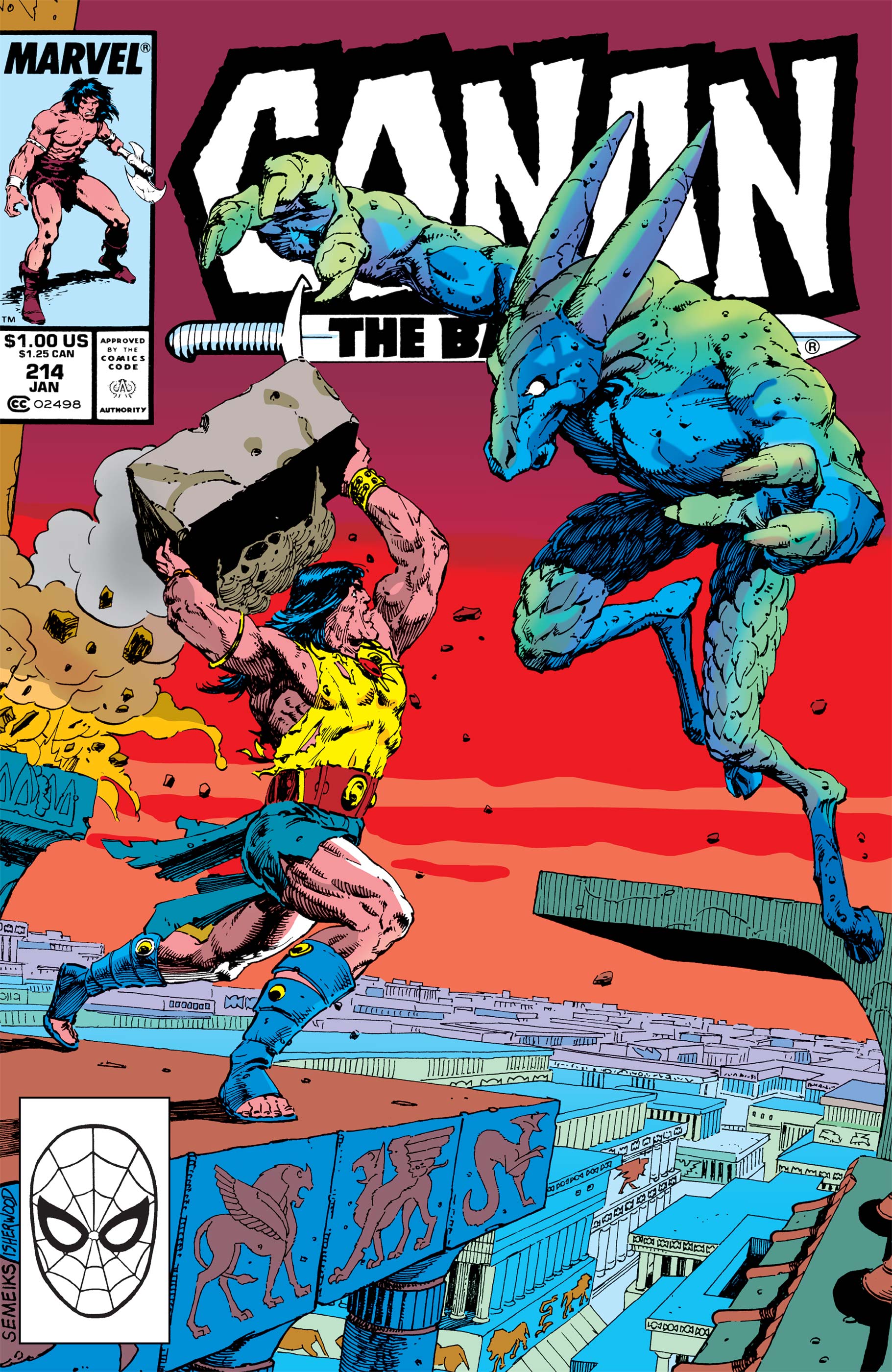 Random comic issue logo