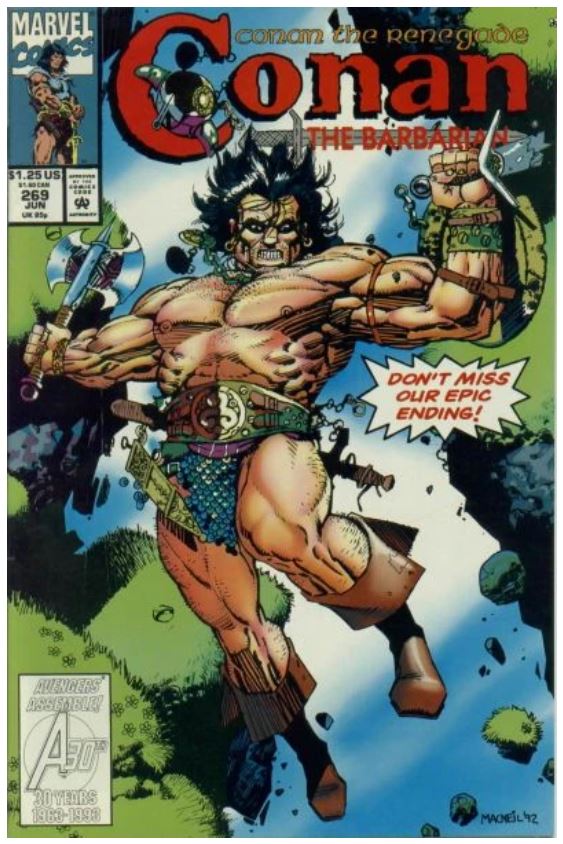 Random comic issue logo