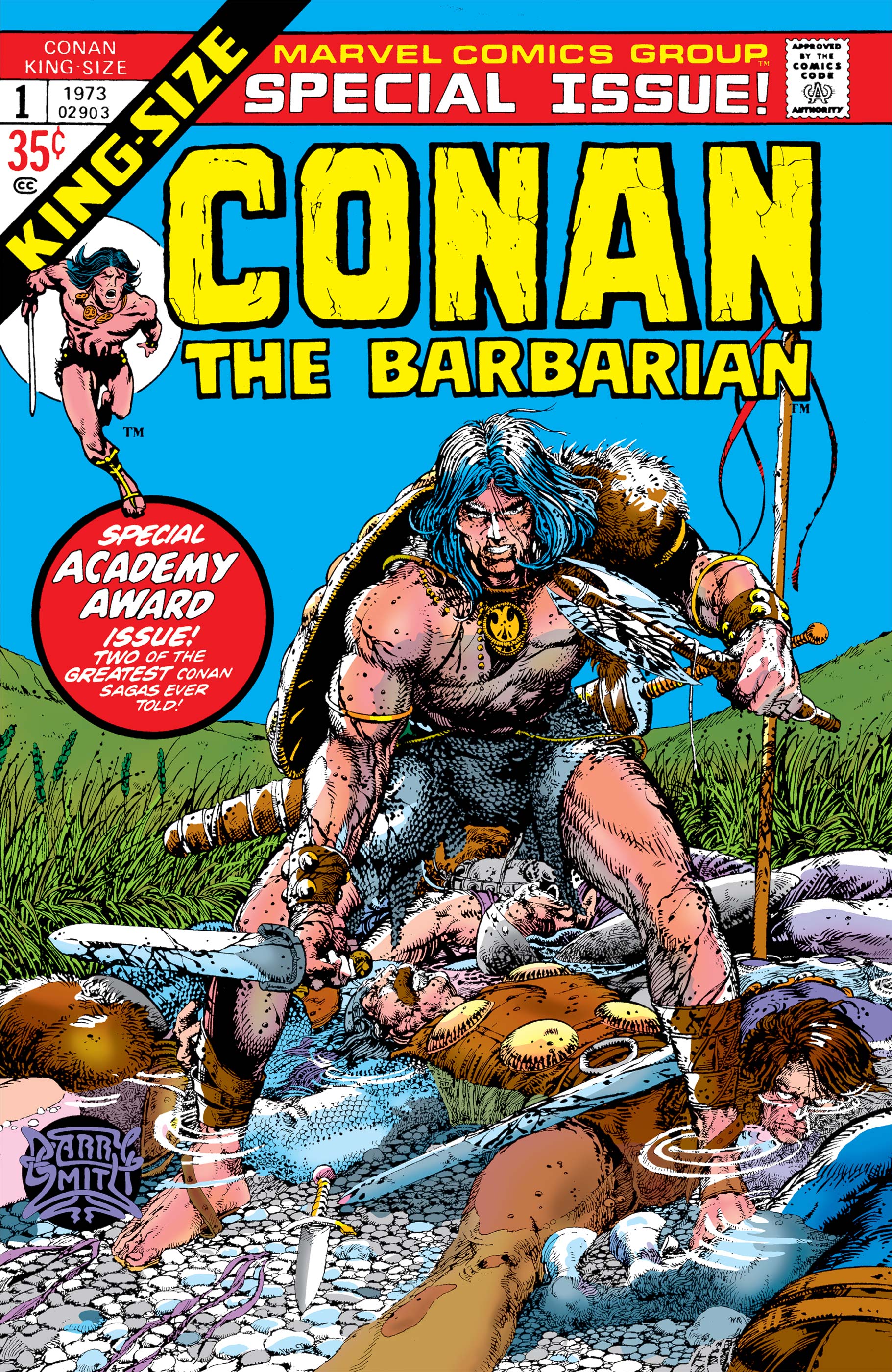 Random comic issue logo