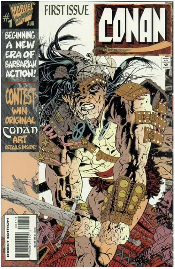 Random comic issue logo