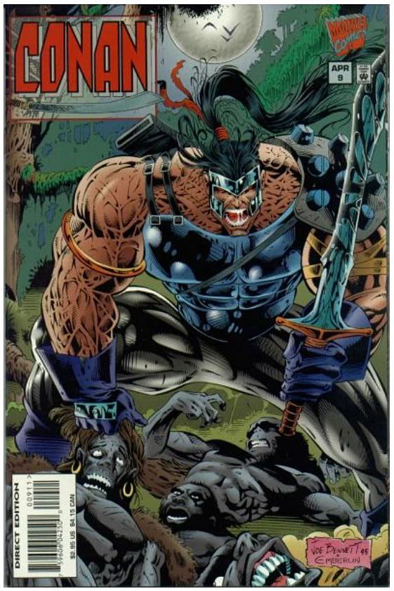 Random comic issue logo