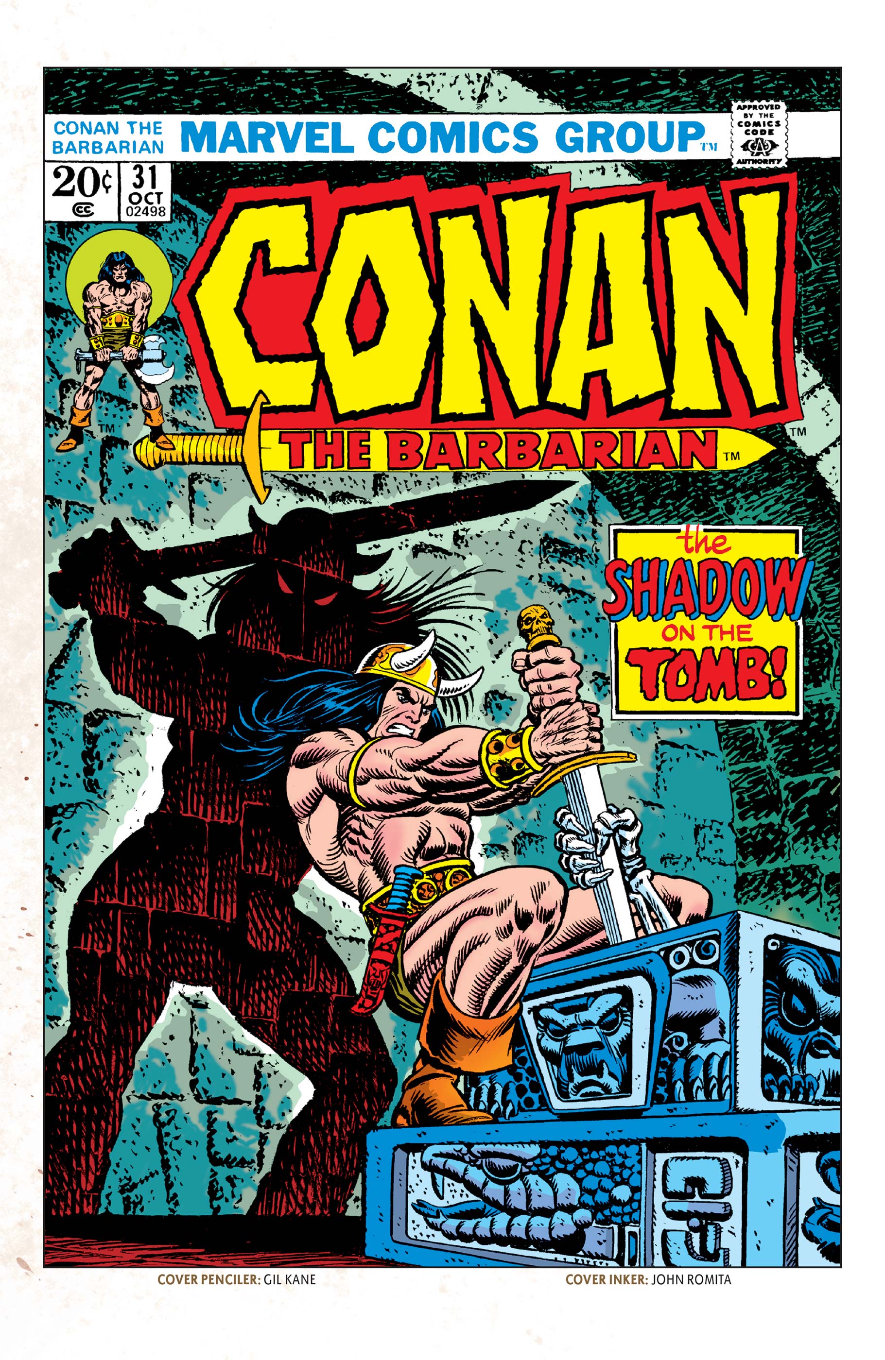 Random comic issue logo