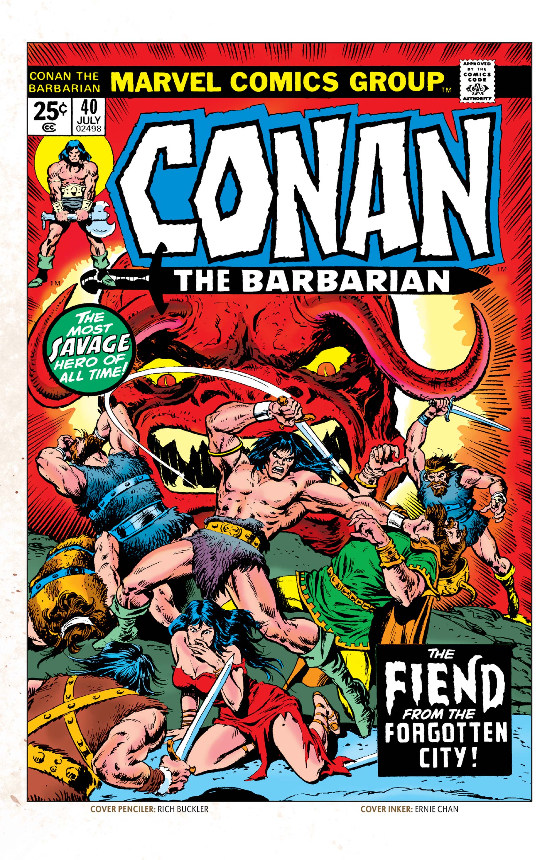 Random comic issue logo