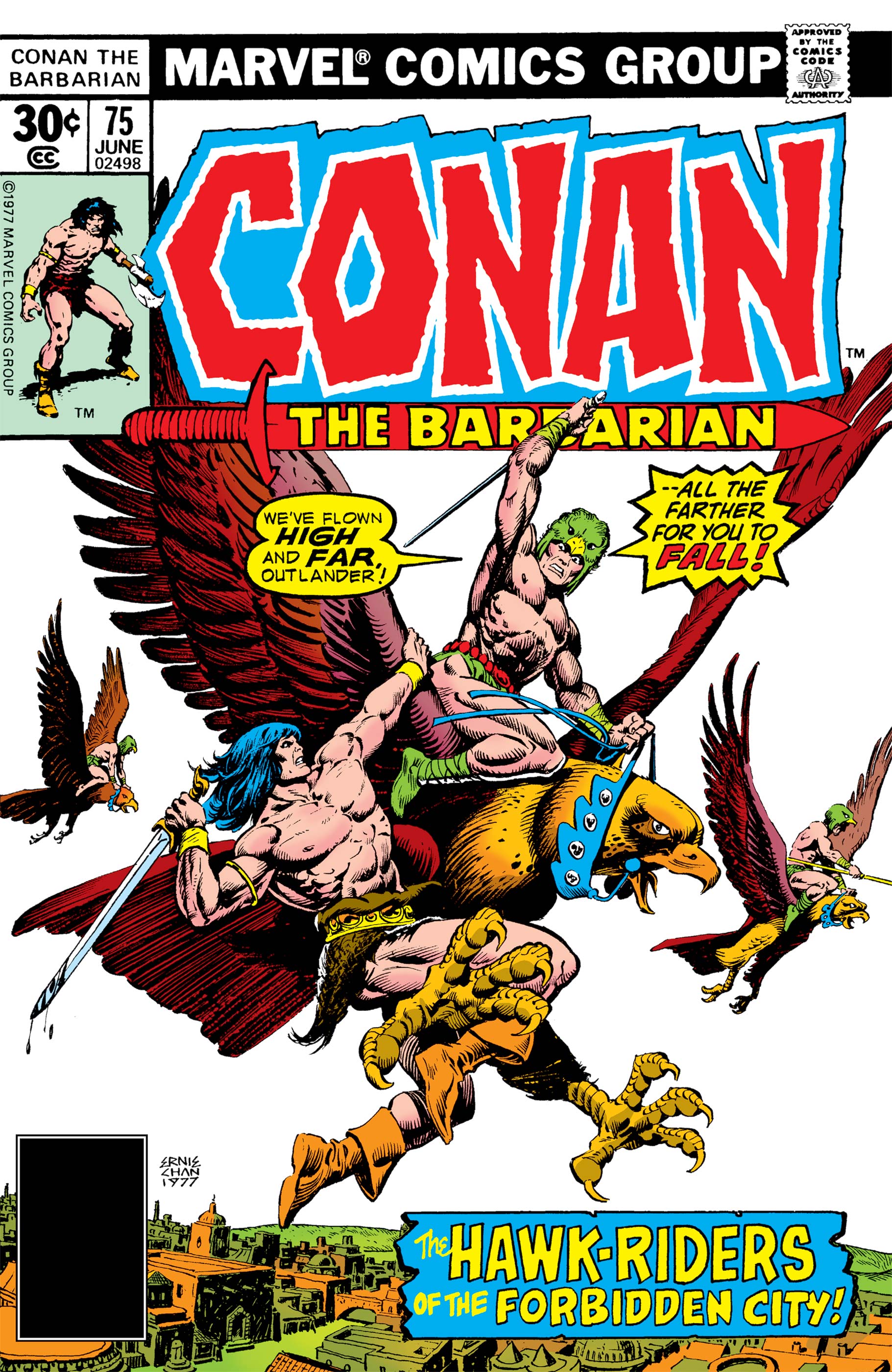Random comic issue logo