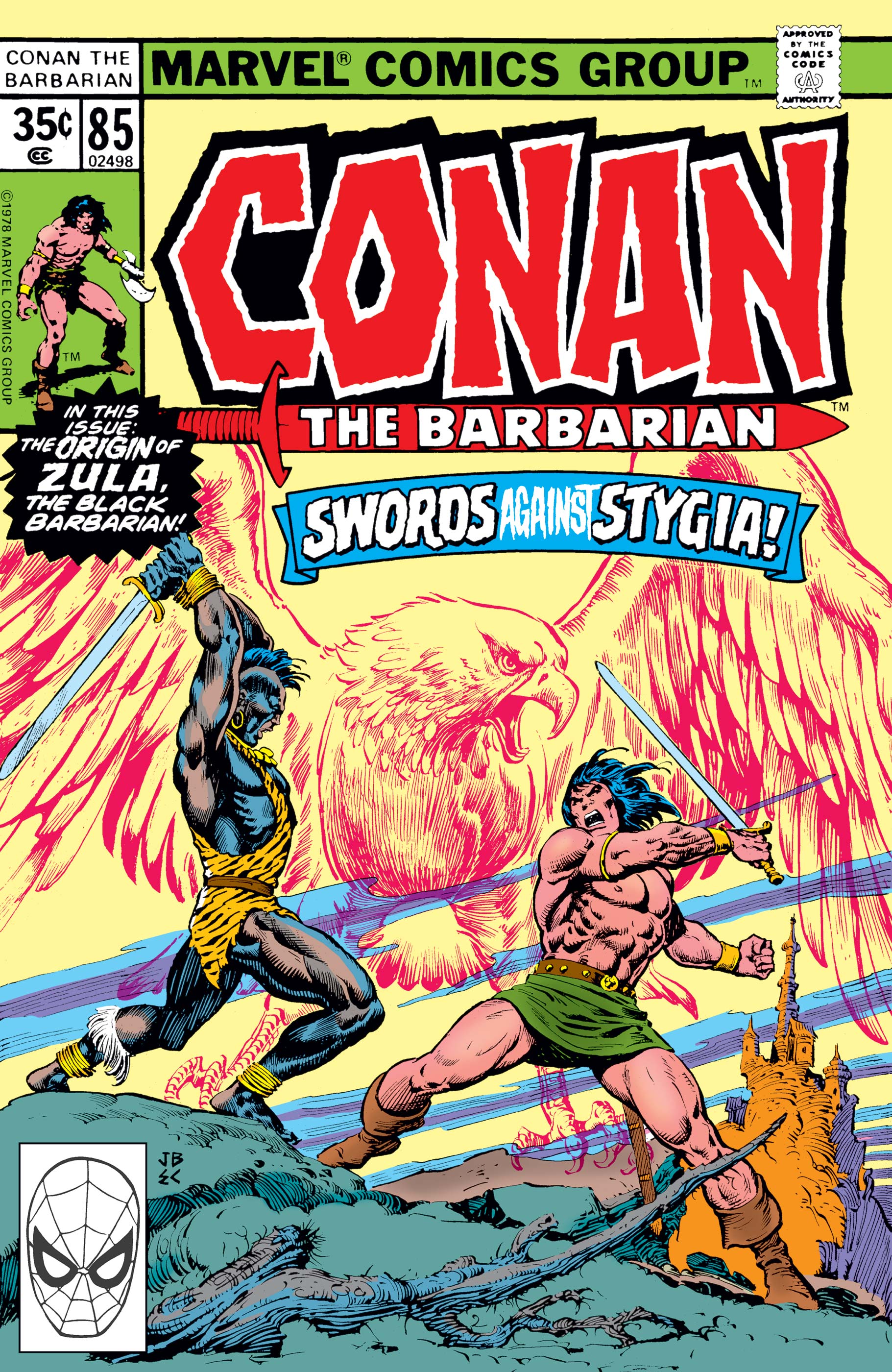 Random comic issue logo